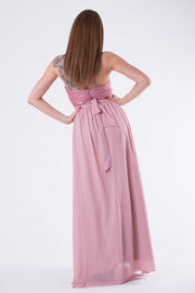 EVA & LOLA DRESS OLD PINK 58004-1
