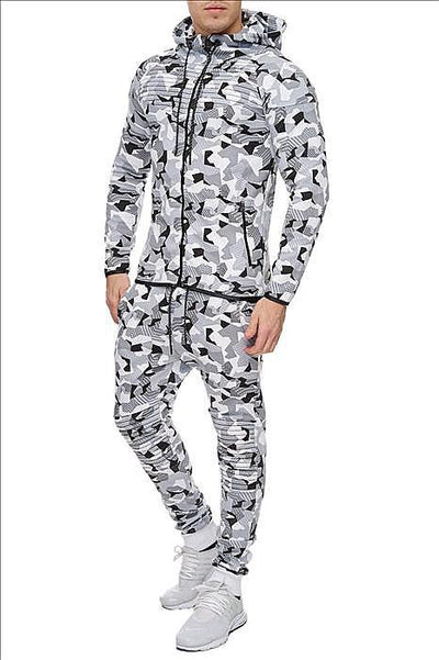 SWEAT SUIT MAN- WHITE CAMO 52011-1