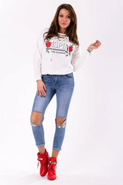 BLOUSE- WHITE 46026-3