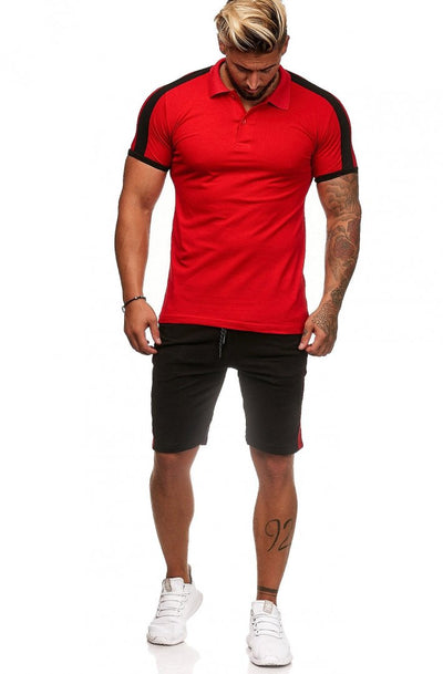 SWEAT SUIT MAN- RED  59005-4