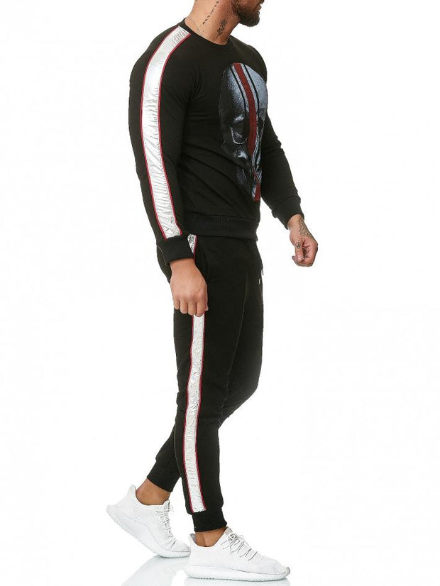 SWEAT SUIT MAN- BLACK  59001-1