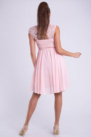 EVA & LOLA DRESS powder pink 26012-6