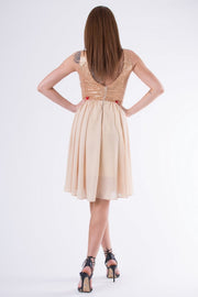 EVA & LOLA DRESS GOLD 58006-2