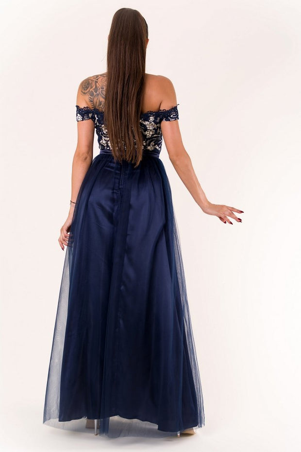 EVA & LOLA DRESS NAVY BLUE 60010-3