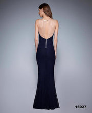 SOKY SOKA DRESS NAVY 53002-2