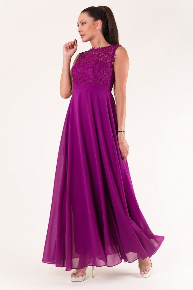 EVA & LOLA DRESS PURPLE 60005-2