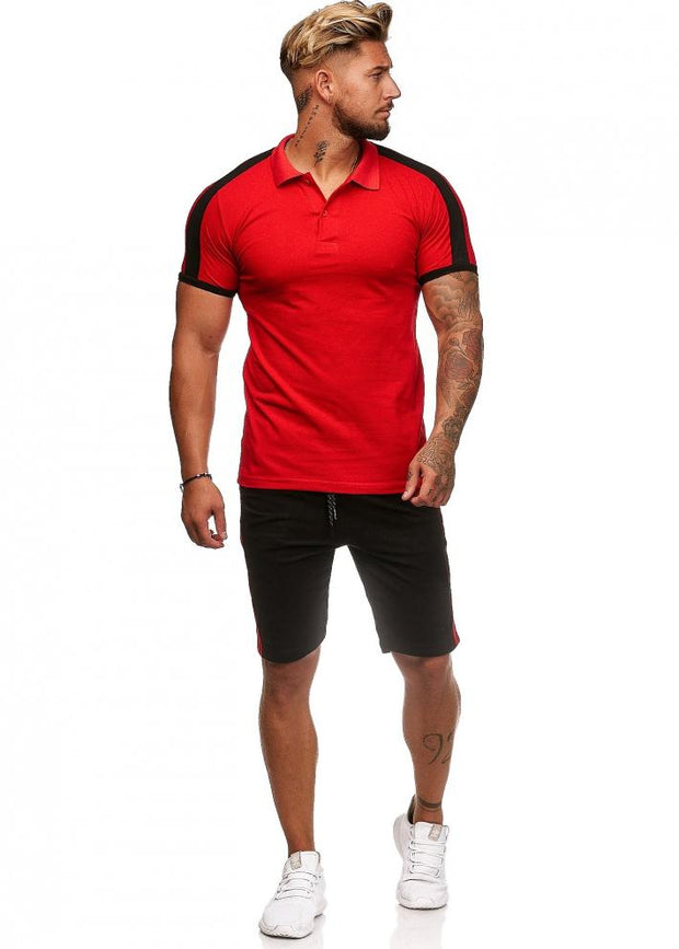 SWEAT SUIT MAN- RED  59005-4