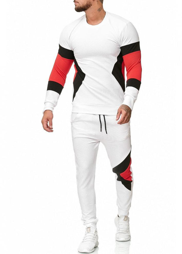 SWEAT SUIT MAN- WHITE  52009-4