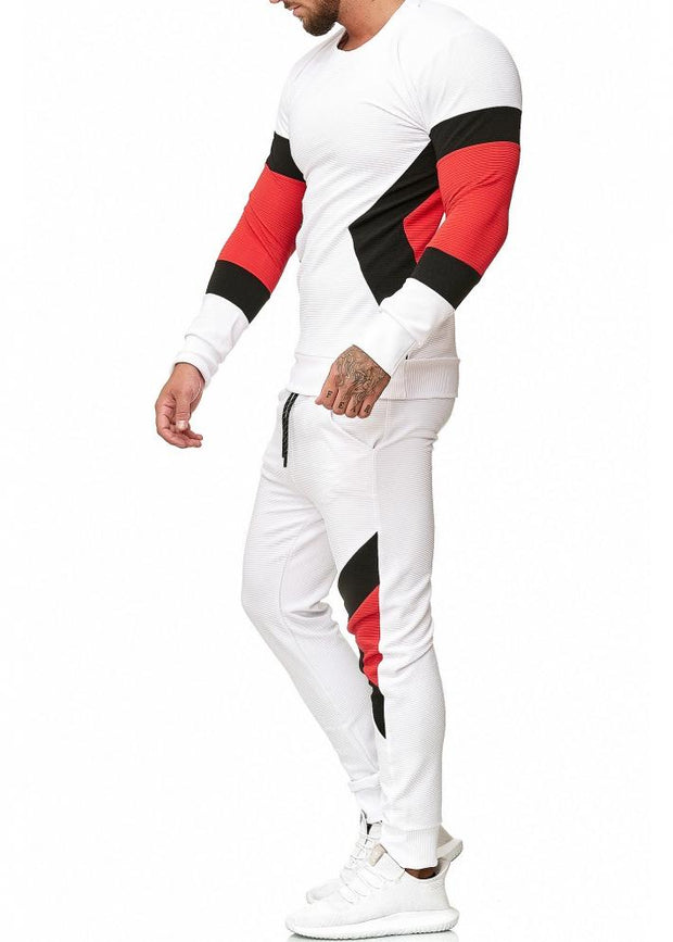 SWEAT SUIT MAN- WHITE  52009-4
