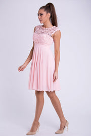 EVA & LOLA DRESS powder pink 26012-6