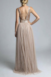 SOKY SOKA  DRESS GOLD 62004-2