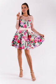 SOKY SOKA  DRESS LIGHT PINK 49008-2