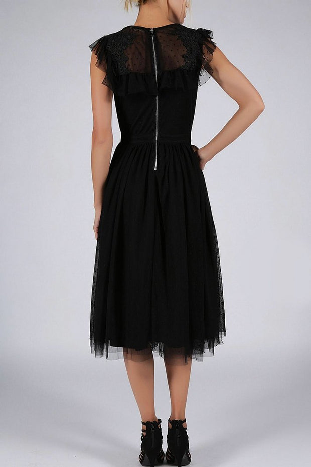 SOKY SOKA  DRESS BLACK 57004-2