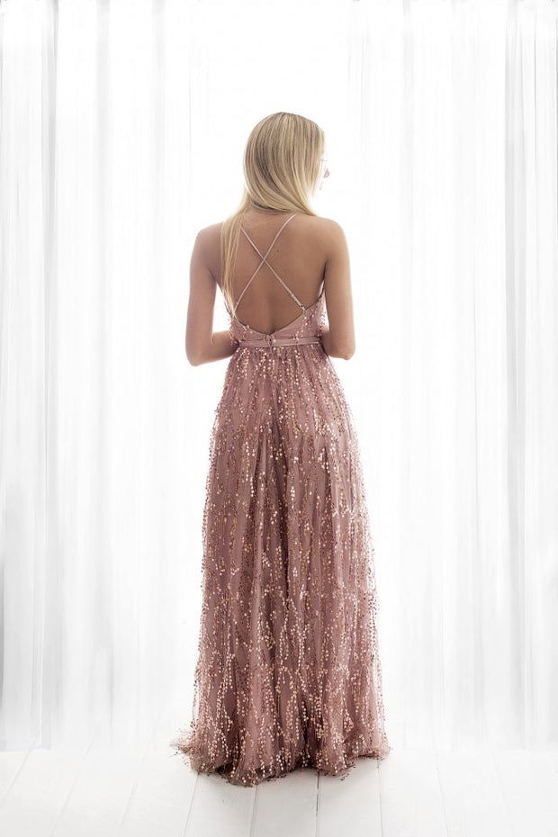 SENAT SEQUINS  DRESS PINK 64010-2