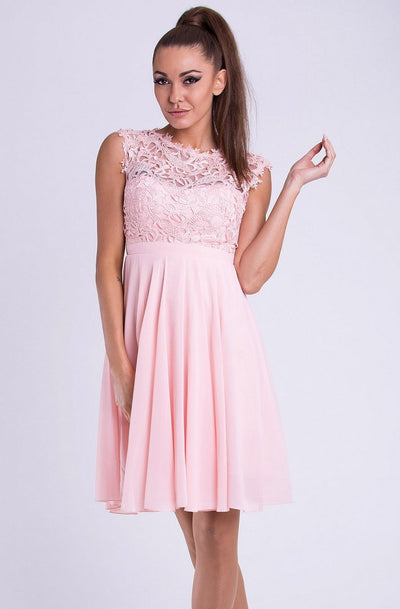 EVA & LOLA DRESS powder pink 26012-6