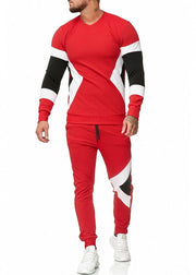 SWEAT SUIT MAN- RED 52009-3