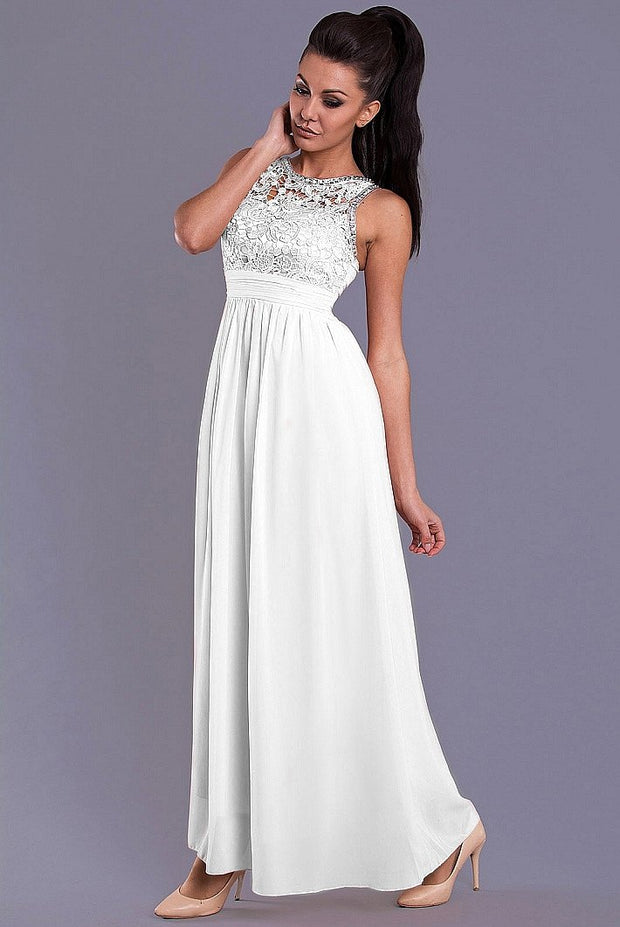 EVA & LOLA DRESS WHITE 7815-4
