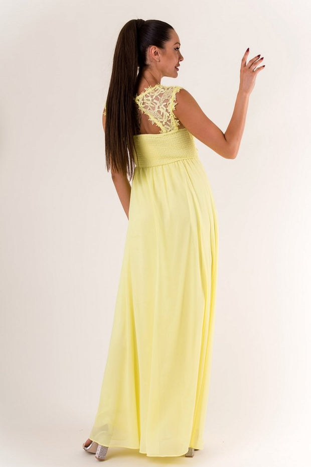 EVA & LOLA DRESS NAVY YELLOW 60005-4