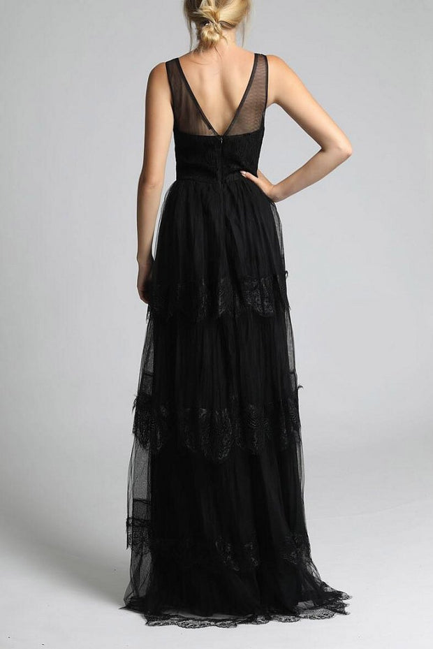 SOKY SOKA  DRESS BLACK 62002-1