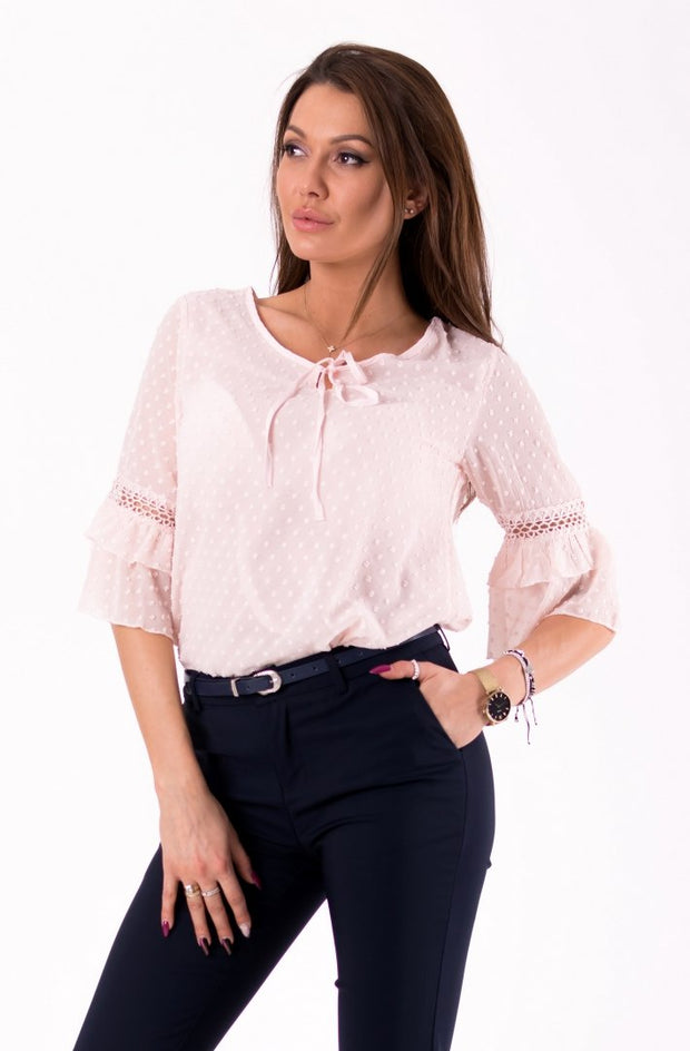 BLOUSE -POWDER PINK 46043-1