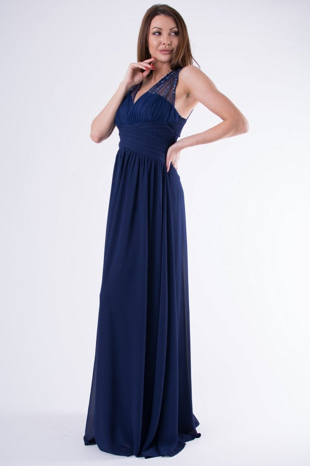 EVA & LOLA DRESS NAVY BLUE 58003-4