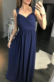 EVA & LOLA DRESS NAVY 44002-3