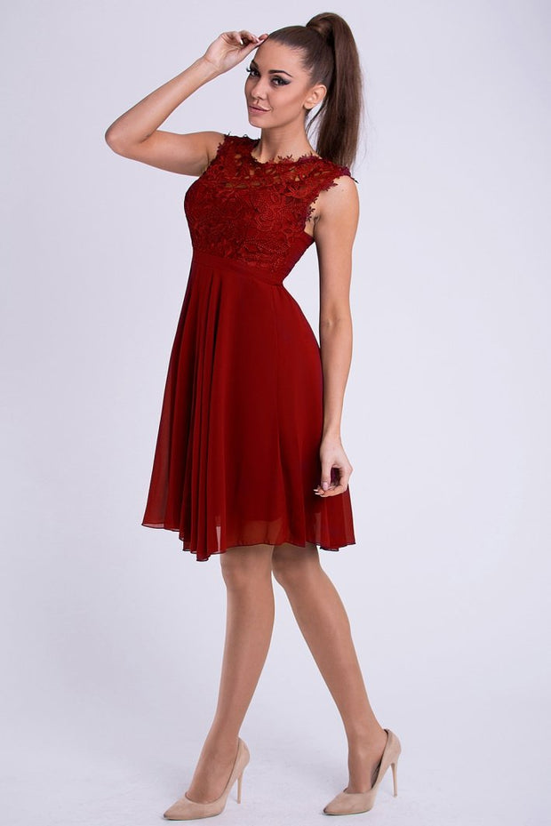 EVA & LOLA DRESS RED 26012-9