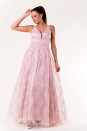 EVA&LOLA  DRESS  PINK 60007-3