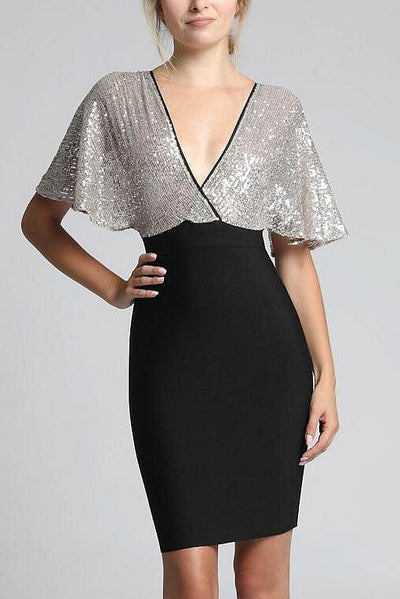 SOKY SOKA  DRESS BLACK 62008-1
