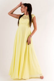 EVA & LOLA DRESS NAVY YELLOW 60005-4