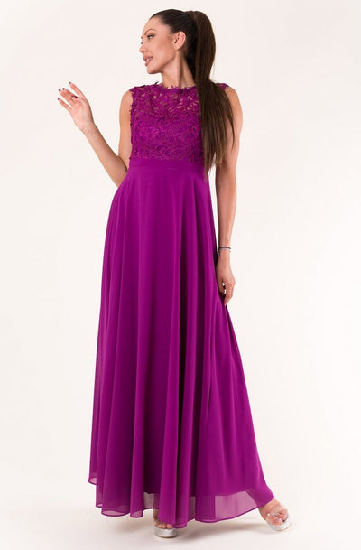 EVA & LOLA DRESS PURPLE 60005-2